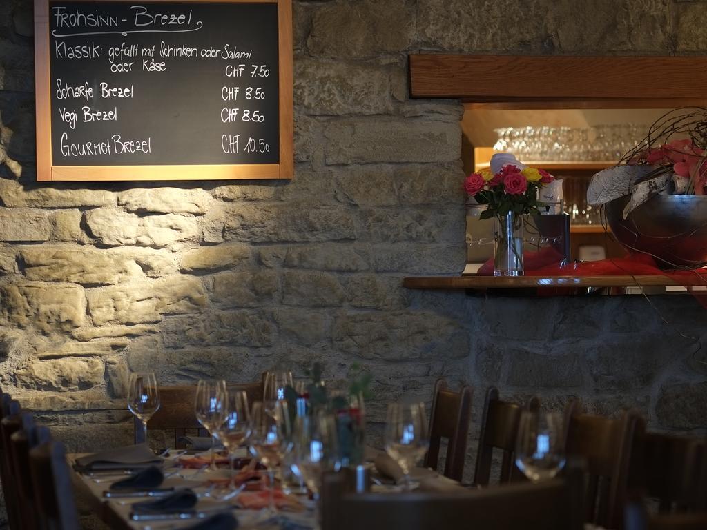 Hotel Brauerei Frohsinn 아르본 외부 사진